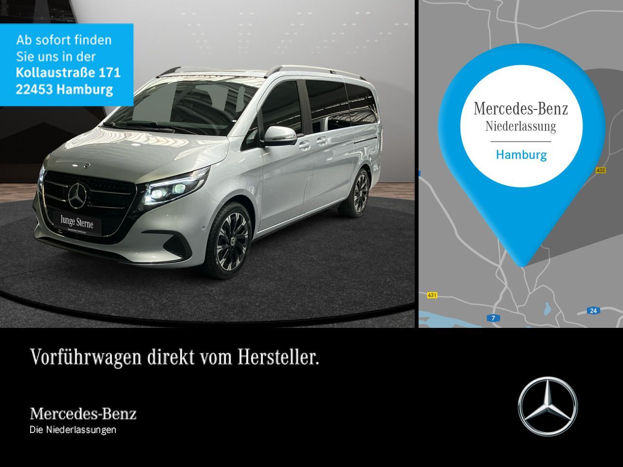 MERCEDES-BENZ V 220 d Lang STYLE+9G+DIS+Klima+SitzHZ