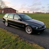 BMW E39 525d Touring M Paket, Vollleder, T... - BMW 525: Kombi, 525d E39