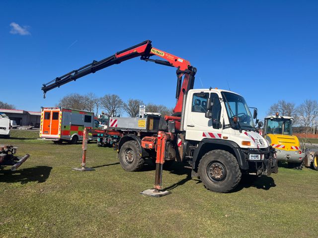 Unimog 405/12 Palfinger PK 16502 / Kipper / Seilwinde