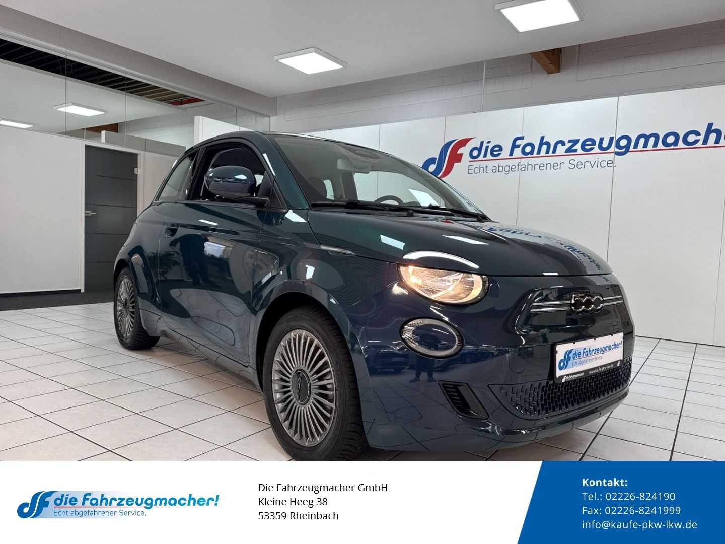 Fahrzeugabbildung Fiat 500 e Icon Navi Digitales Cockpit Memory Sitze A