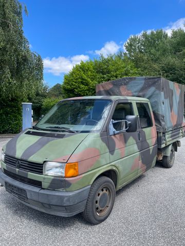 Volkswagen T4 Pritsche Bundeswehr TÜV 06.2026 , Plane ,