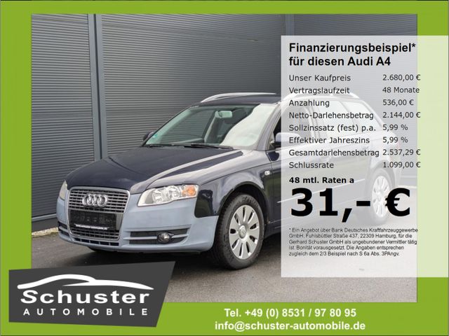 Audi A4 Avant 2.0*AHK 2-Zon-Klimaaut Alu Nebelscheinw