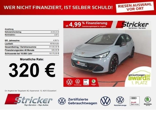CUPRA Born 150/58 320,-ohne Anzahlung Sitzheizung