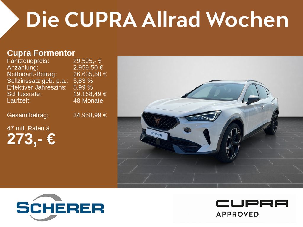 Formentor VZ 2.0 TSI RFK*EPH*KESSY*CARPLAY uvm..