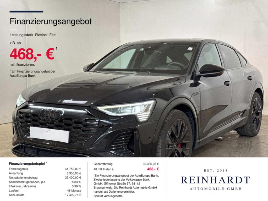 Audi Q8 ETRON SPORTBACK 50 2x S LINE EDITIONSSITZE 2023