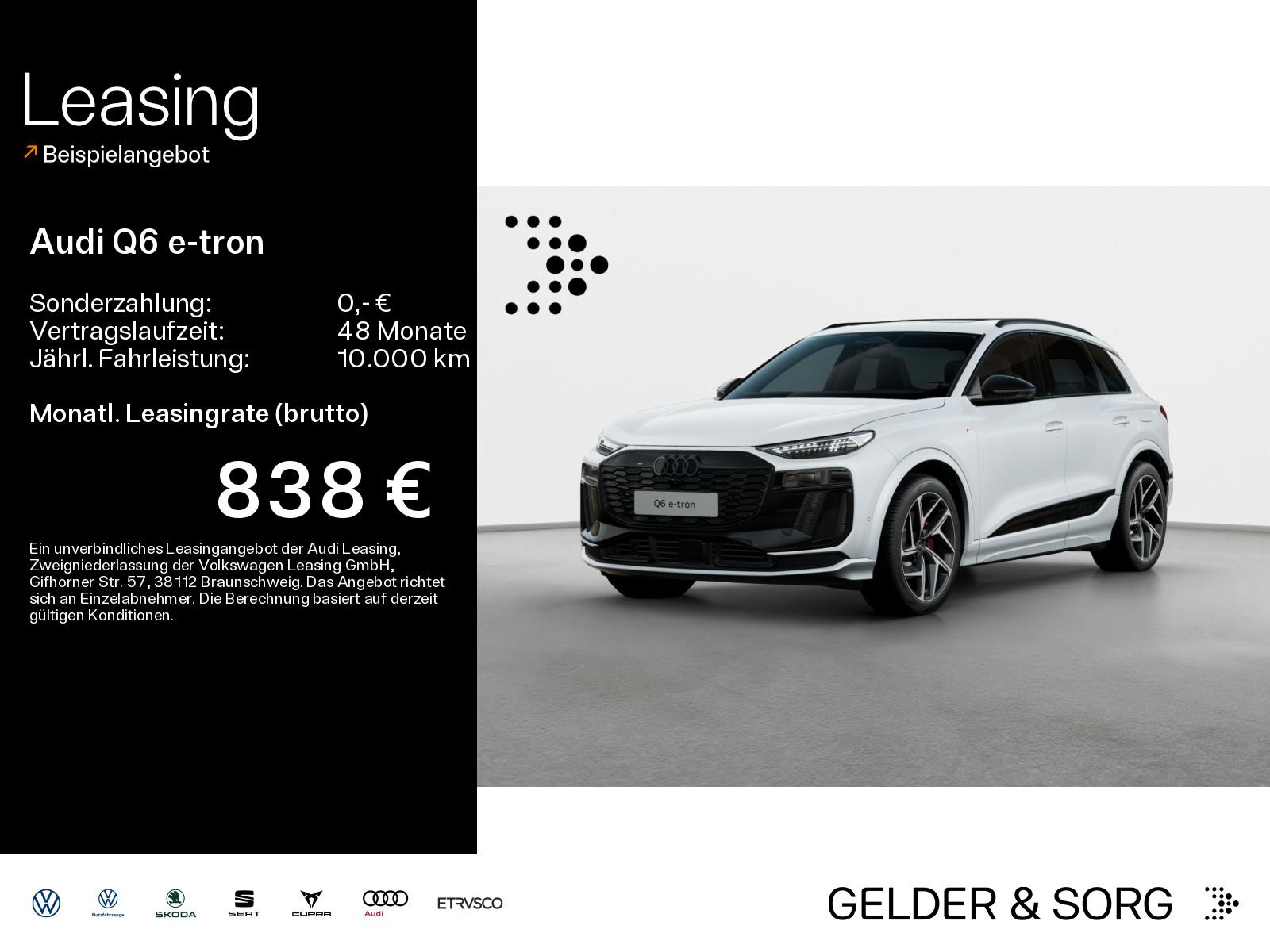 Audi Q6 e-tron quattro 315kW S line business SUV MJ27