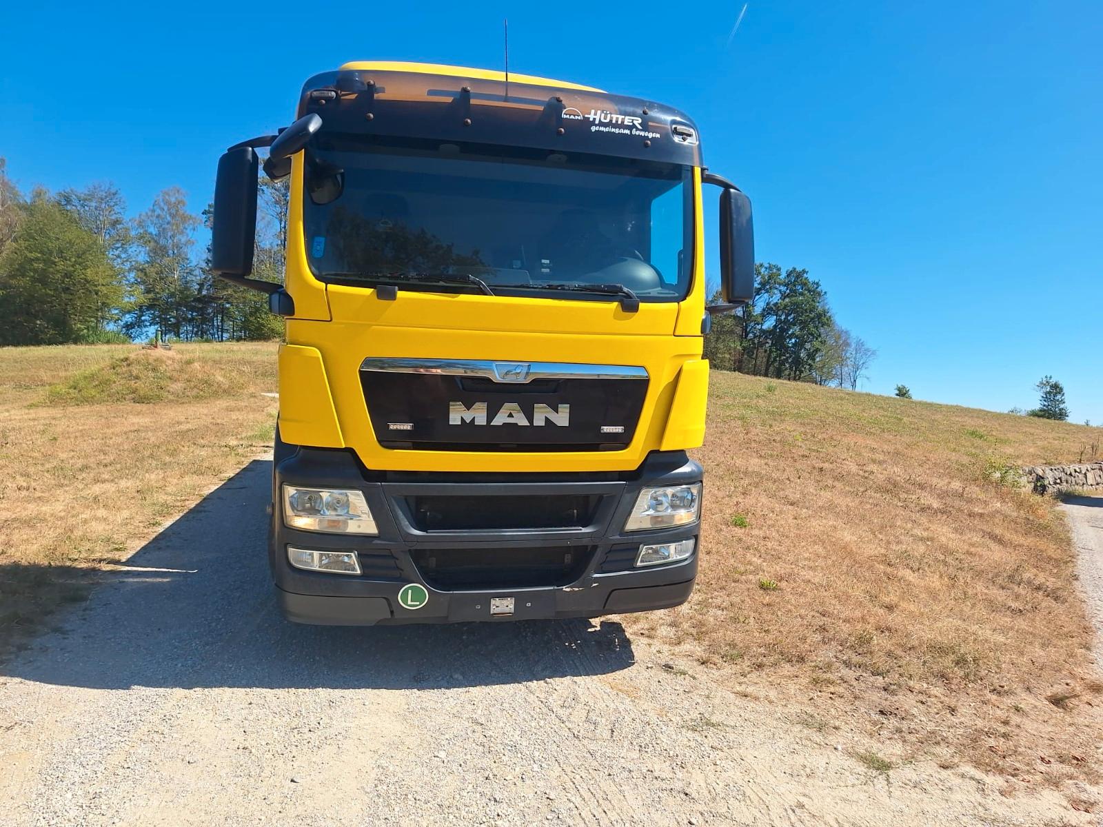 MAN TGS 18.360 4x2 LL Baggertransporter Rampe