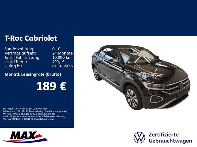Volkswagen T-Roc Cabriolet 1.0 TSI GOAL LED+APP+ACC+AHK+NAV imagem 3