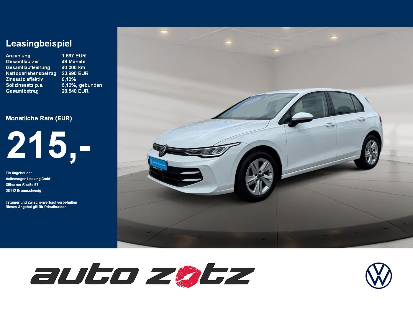 Volkswagen Golf VIII 1.5TSI LIFE PDC,Virtual,ACC,LED,KlimaA