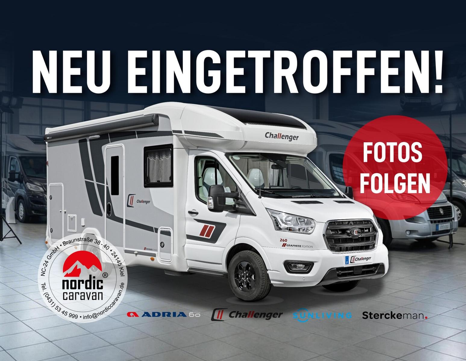 Challenger Teilintegriert Graphite Edition 260 *TOP*ARCTIC*