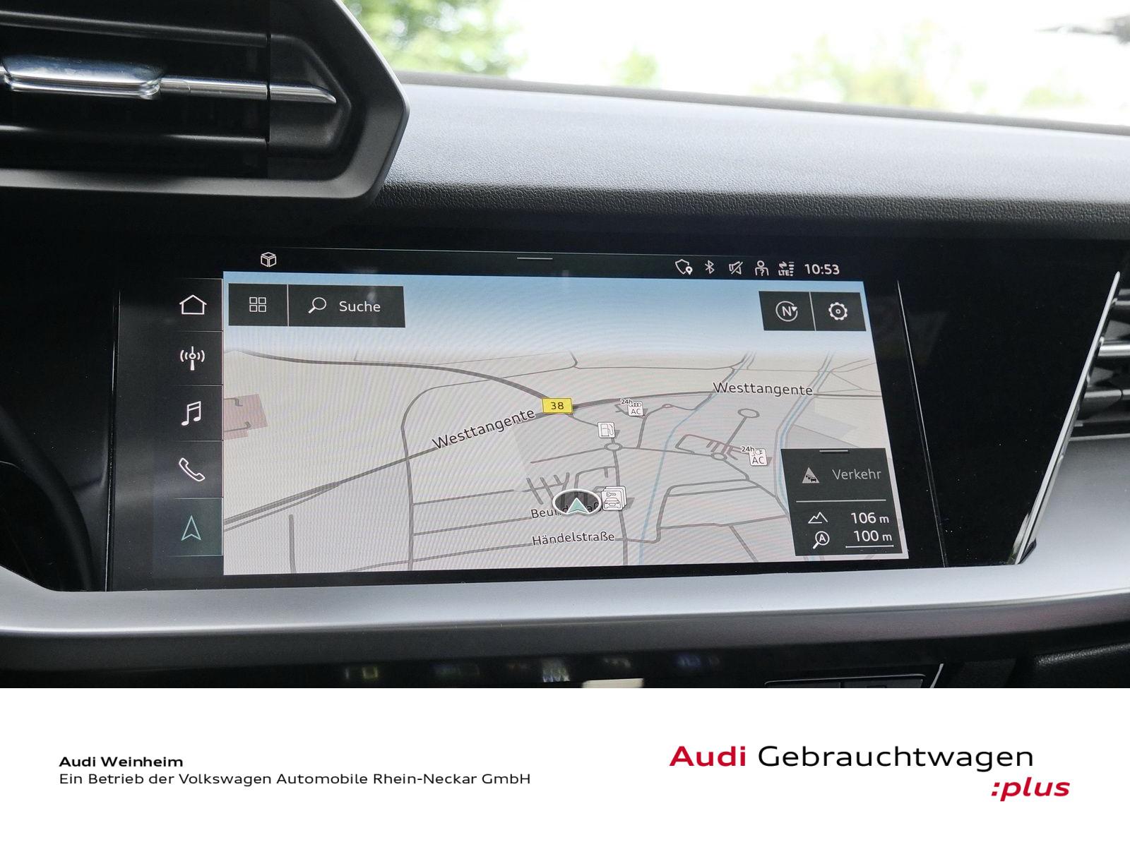 Audi A3 45 TFSI Black Paket S-Line Head Up LED S-tron, миниатюра 18