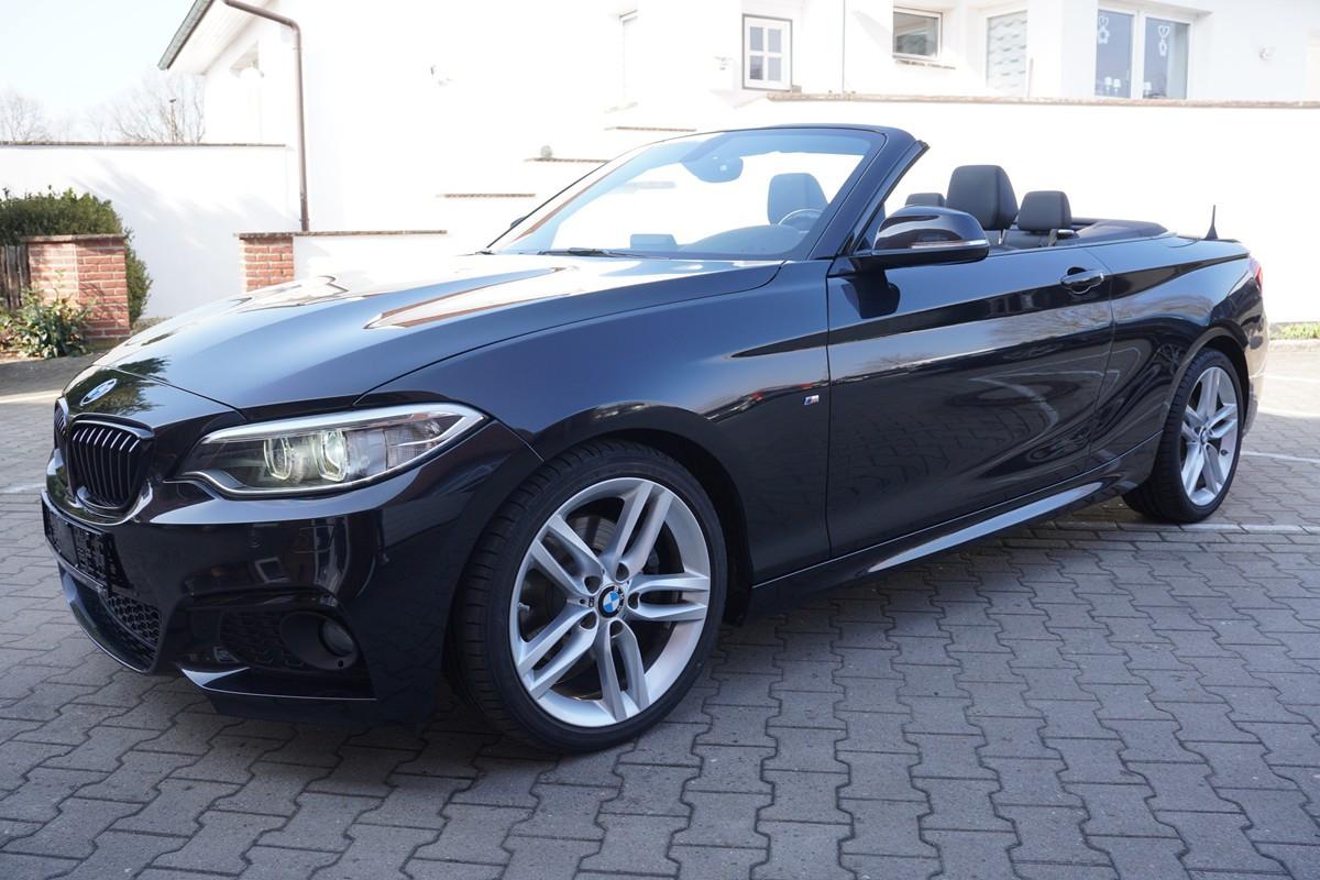 BMW 220 i Cabrio Aut. M Sport - Navi-Leder-1.Hand