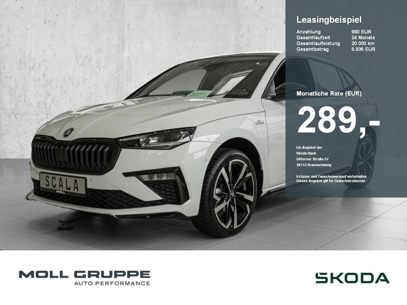 Skoda Scala 1.5 TSI Monte Carlo 2xKLIMA ACC AHK AUT