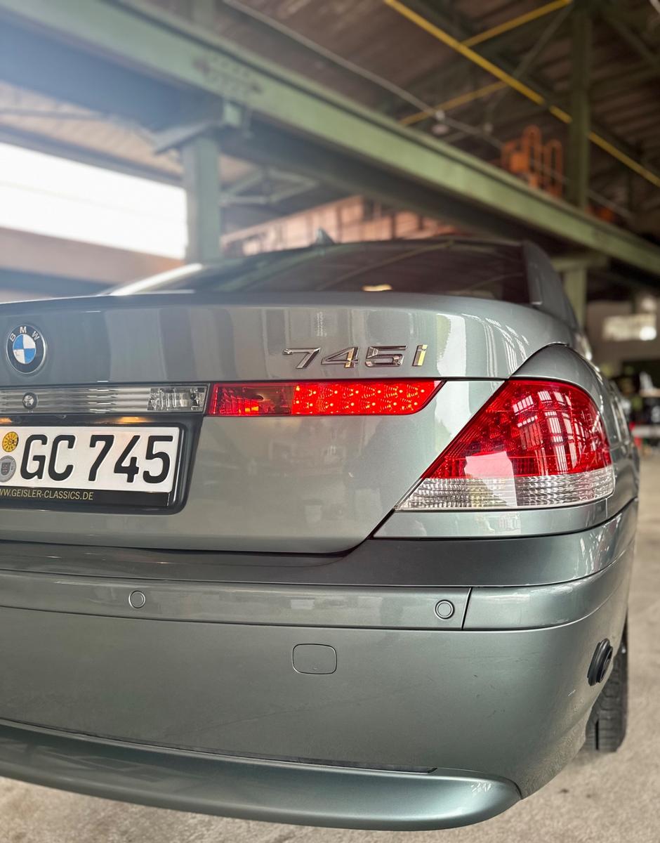 BMW 745i E65 V8 Prins LPG schiefergrün Top Zustand!