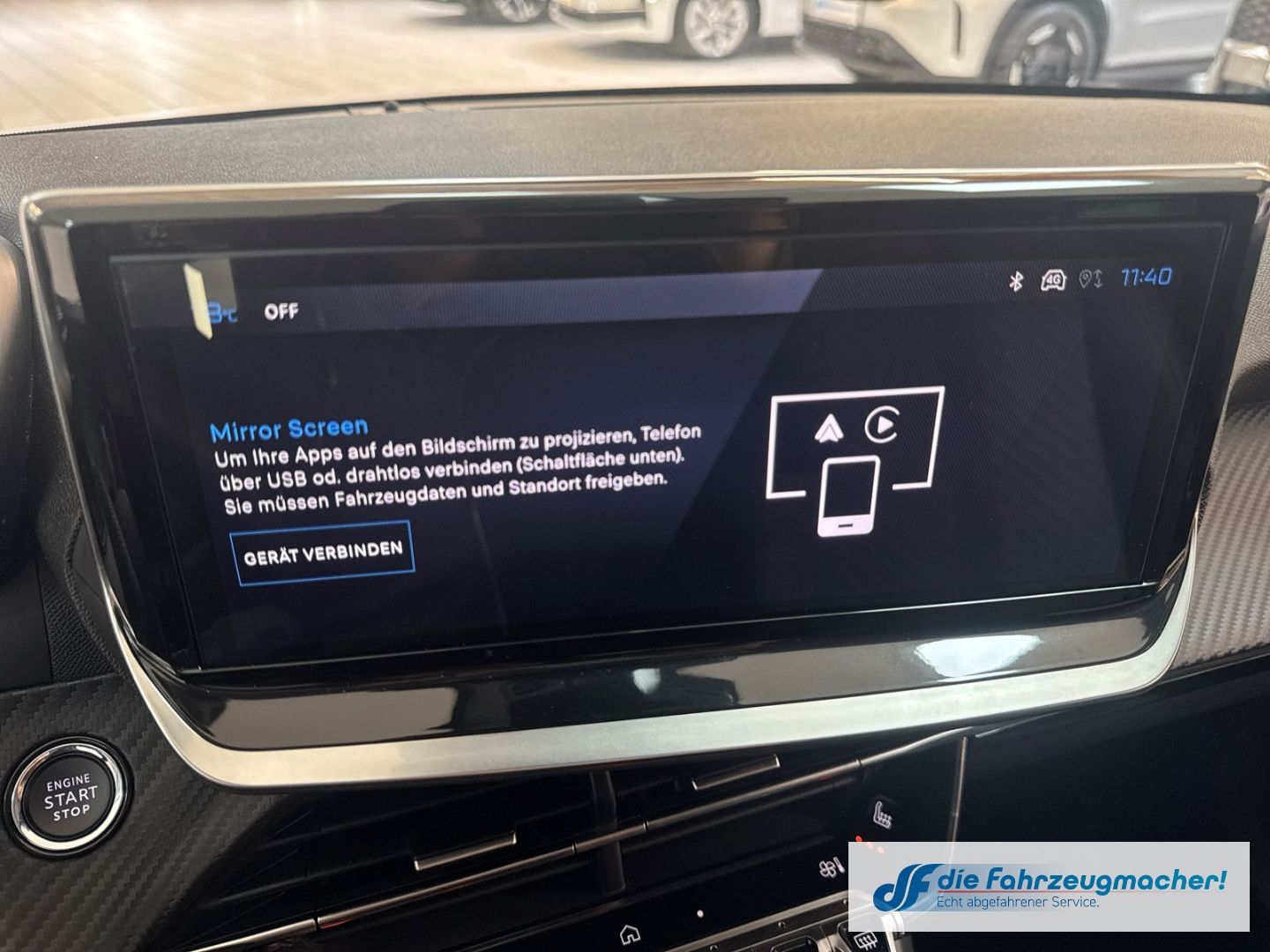 Fahrzeugabbildung Peugeot 208 Allure Digitales Cockpit LED Apple CarPlay A