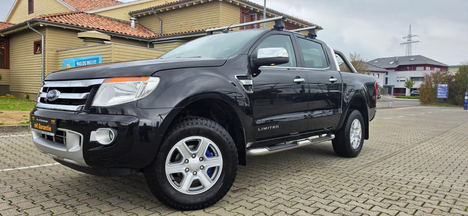 Ford Ranger Limited 3.2 TDCI 200ch - TVA Récupérable - Attelage - Entretien récent - Sièges éléctriques / chauffants