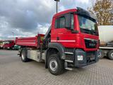 MAN TG-S 18.360 4x4 BL 2-Achs Allradkipper Kran Funk - Tieflader Achs 4