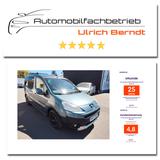 Peugeot Partner - 1. Hand -  TÜV+Insp. neu - blaue Peugeot Partner