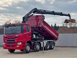 Scania G 450 Kipper*HIAB X - HIDUO 188 * 8x4*TOPZUSTAND - Scania Autotransporter