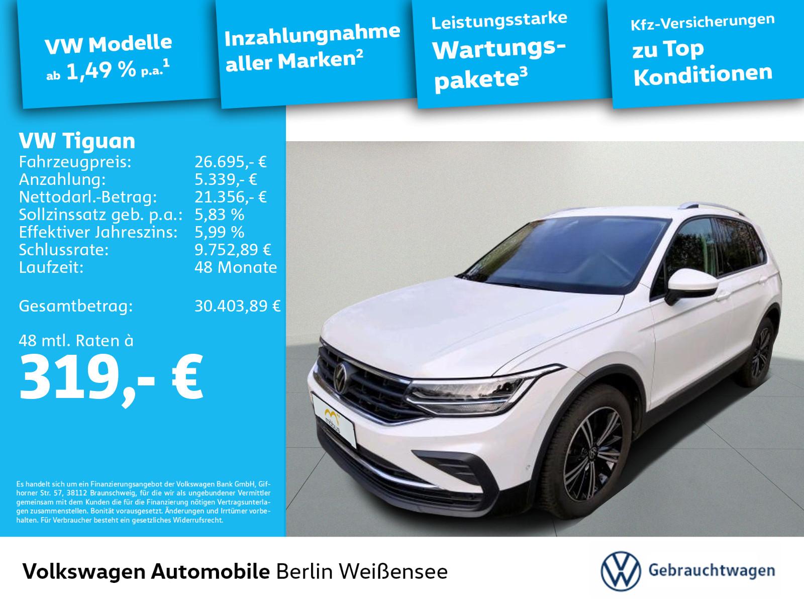 Volkswagen Tiguan 1.5 TSI Active OPF *DSG*GJR*PDC*ESP*AAC*