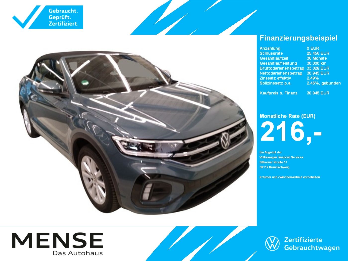 Volkswagen T-Roc Cabriolet 1.5 TSI R-Line IQ.Light Matrix
