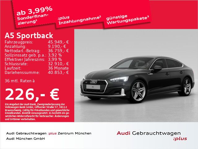 Audi A5 Sportback 40 TFSI qu. S tronic S line ACC/Vir