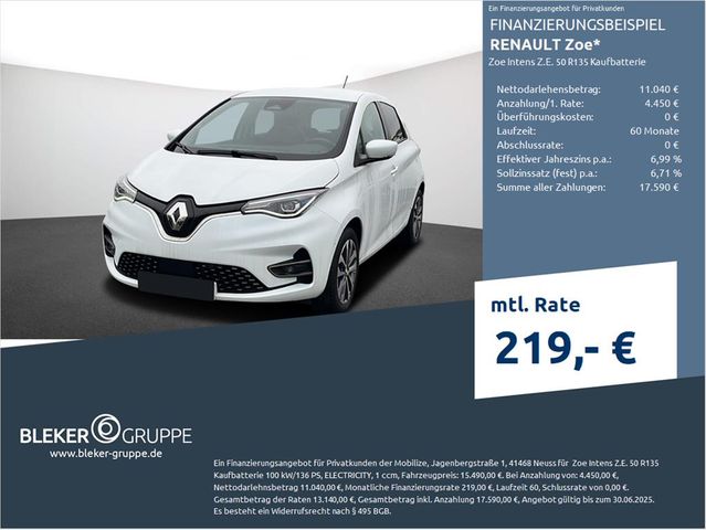 Renault ZOE Intens Z.E. 50 R135 Kaufbatterie