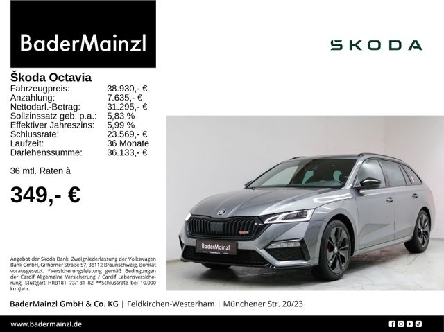 Skoda Octavia Combi RS 2.0 TDI DSG 4x4 AHK Pano HUD