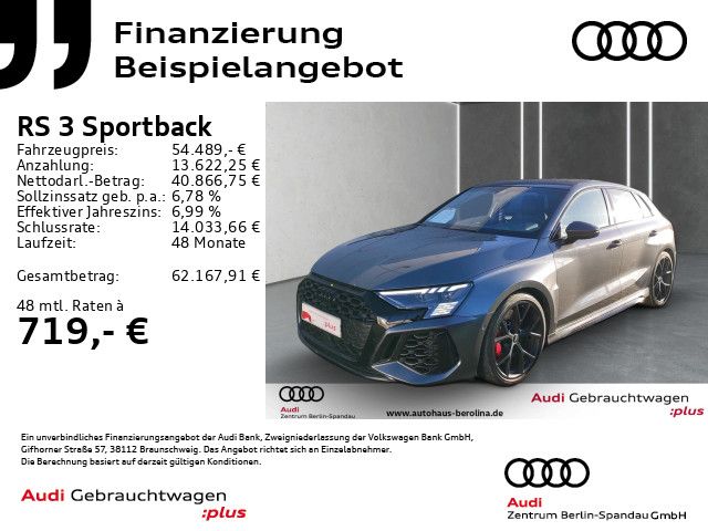 Vorschaubild: AUDI RS3 Sportback *PANO*MATRIX*B&O*RS-AGA*NAV+*ACC* (Fahrzeug-Nr. A06624)