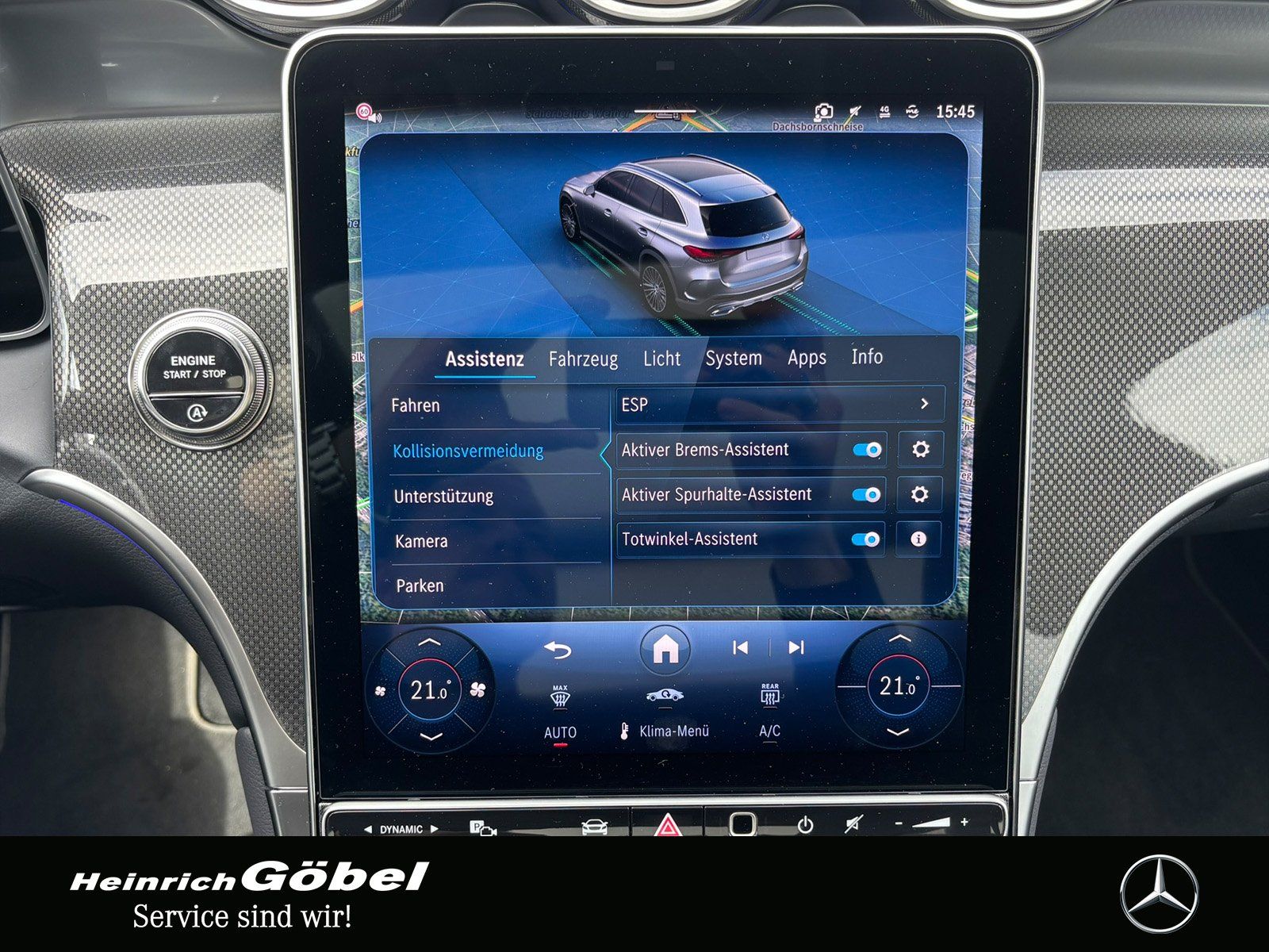 Fahrzeugabbildung Mercedes-Benz GLC 220 d 4M AMG*PANO*AHK*360°*MEMORY*TOTWINKEL*