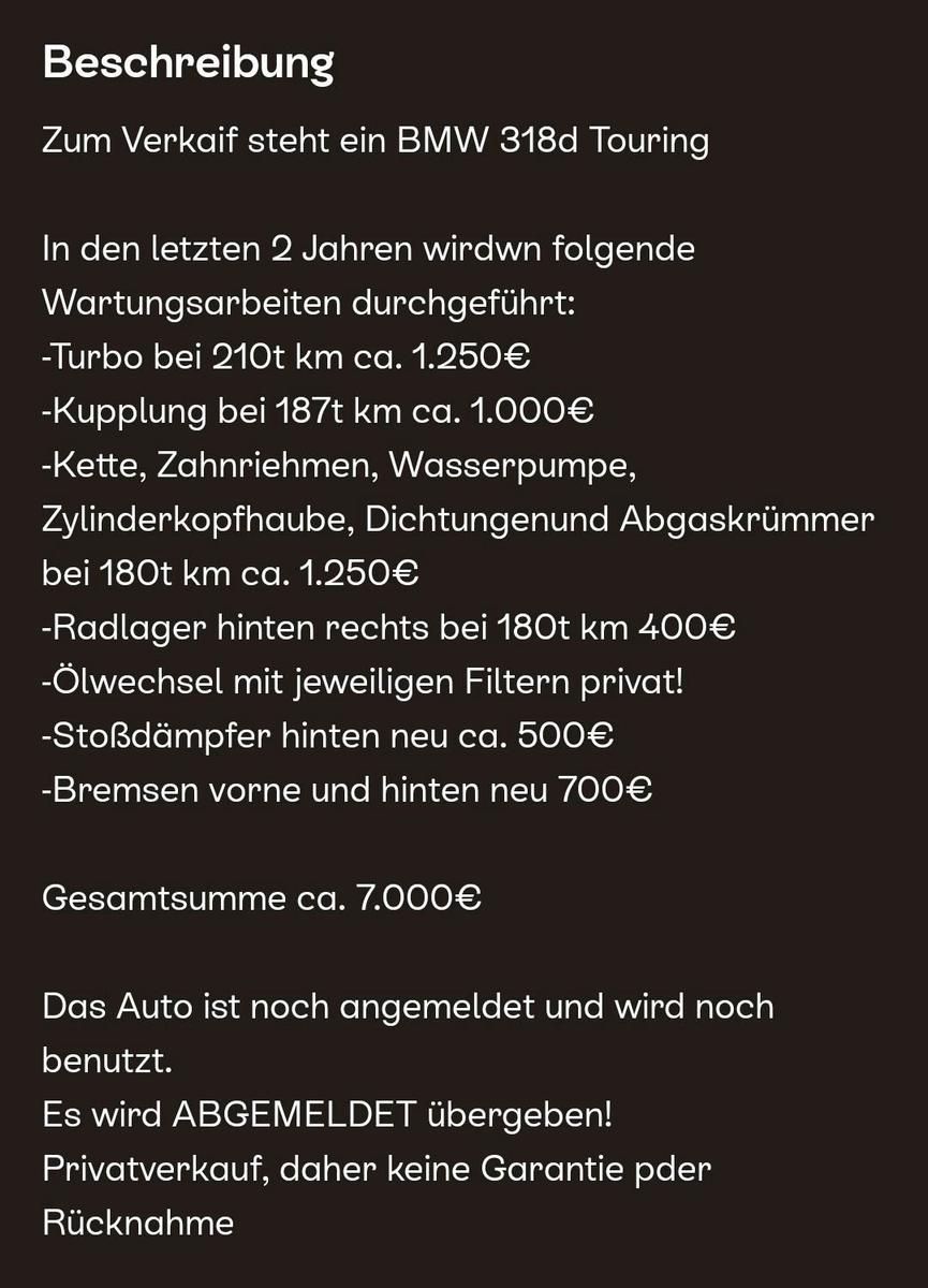 BMW 318 2013 — photo 7