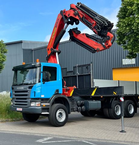 Scania P340 - 6x4  Montagekran PALFINGER PK 44002