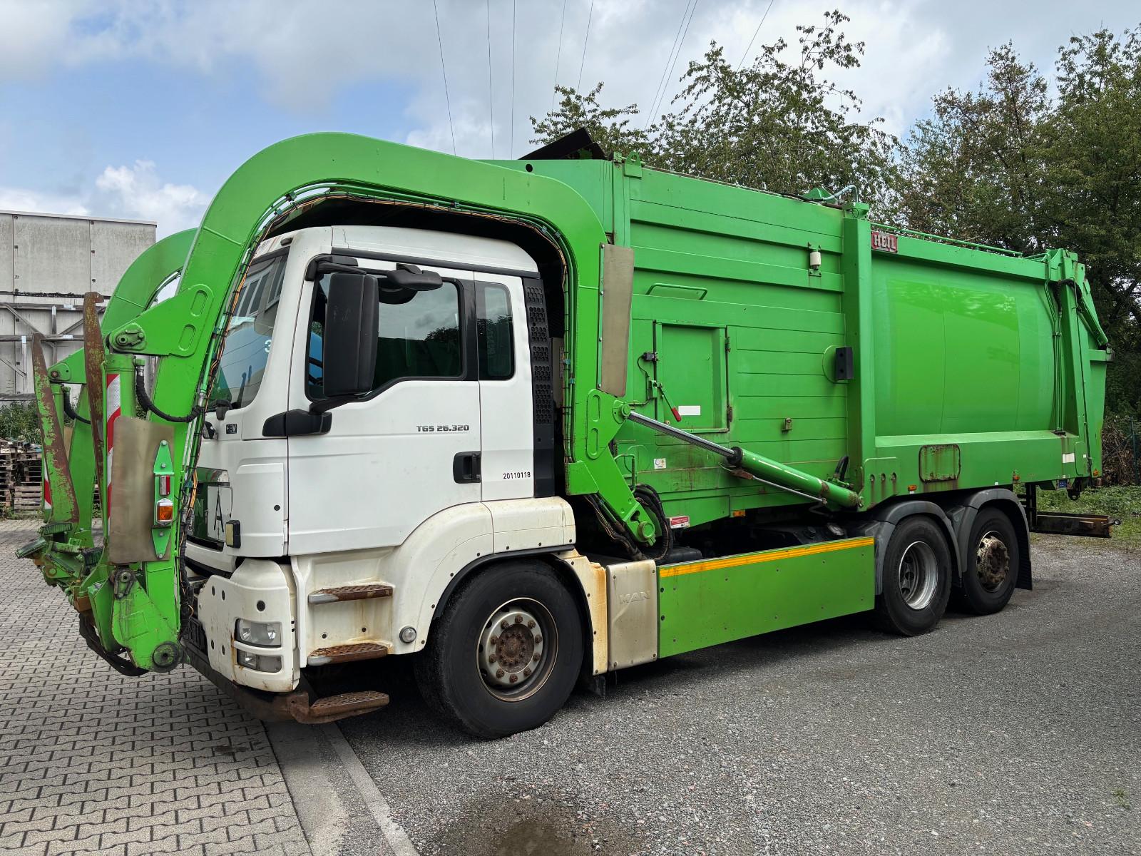MAN TGS 26.320 EEV Heil Aufbau/Frontlader/Lift