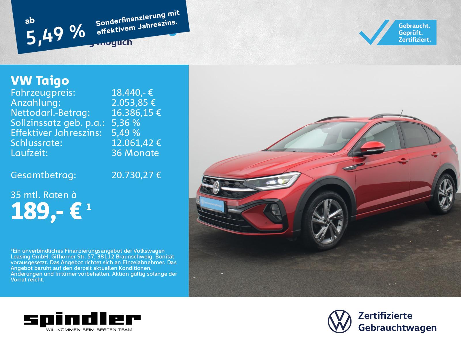 Volkswagen Taigo R-Line 1.0 TSI / IQ.Drive, Matrix, CarPlay