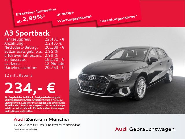 Audi A3 Sportback 40 TFSI e S tronic advanced Virtual