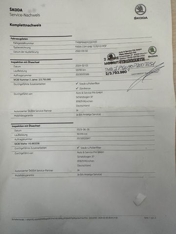 Skoda Fabia Combi Ambition *1. Hand*Klima*Navi*DAB*BT*