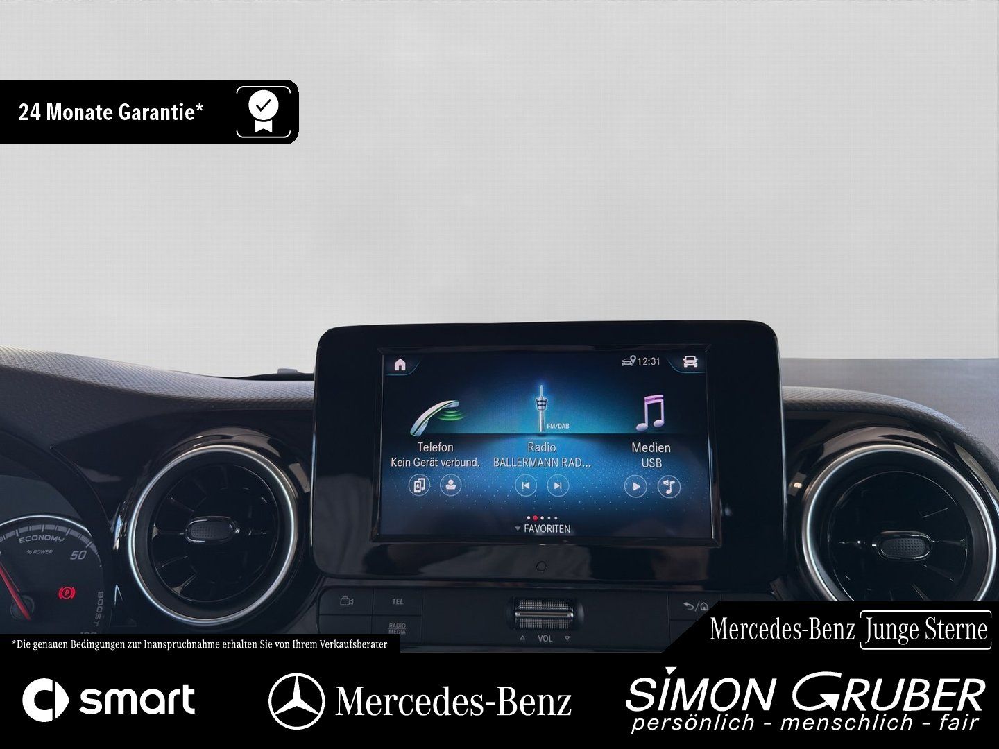 Fahrzeugabbildung Mercedes-Benz EQT 200 Power Ambi Kamera LED AHK AC22/DC75