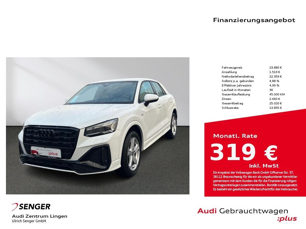 Audi Q2 S line 30TDI Optikpaket MMI Matrix AHK Sitzh.