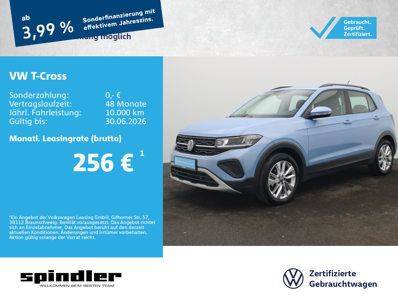 Volkswagen T-Cross Life 1.0 TSI DSG / IQDrive, CarPlay, AHK