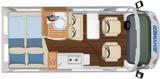 HYMER / ERIBA / HYMERCAR Free Blue Evolution 540 Sie sparen 11.304,00  - Wohnmobil oder -wagen Klimaanlage