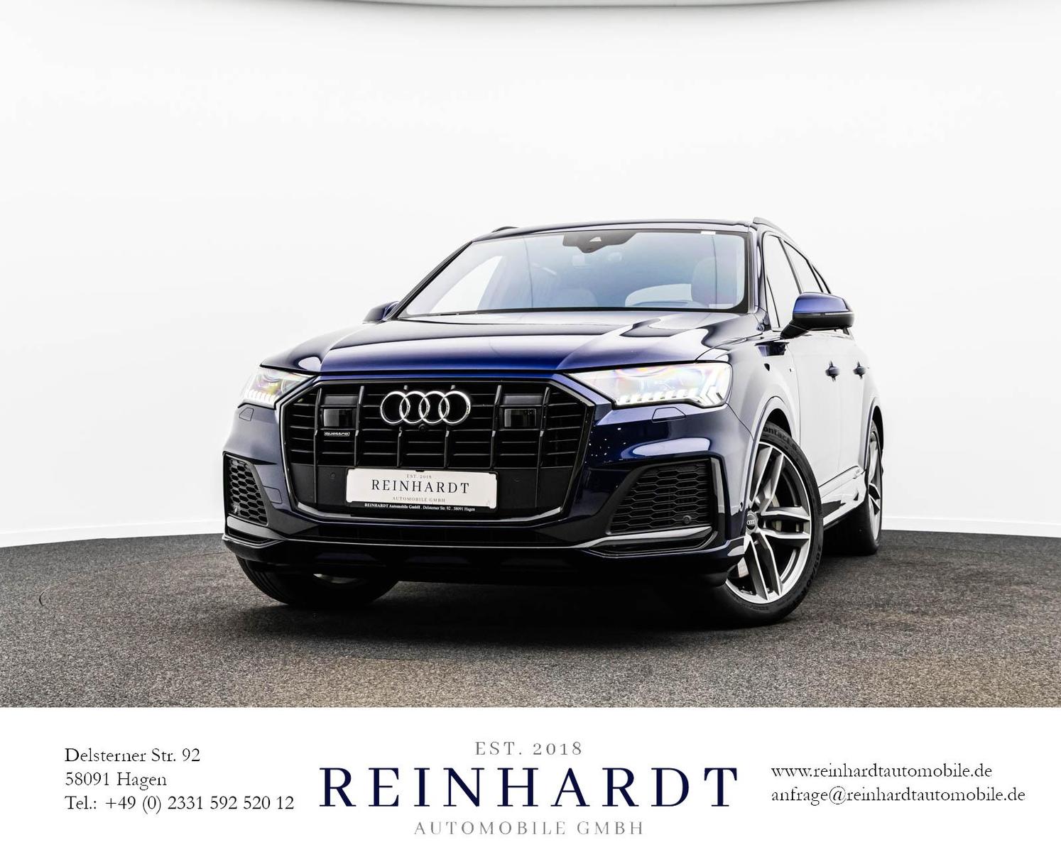 Audi Q7 55TFSIe S LINE BLACK LSR/ACC/HuD/PANO/360/AHK