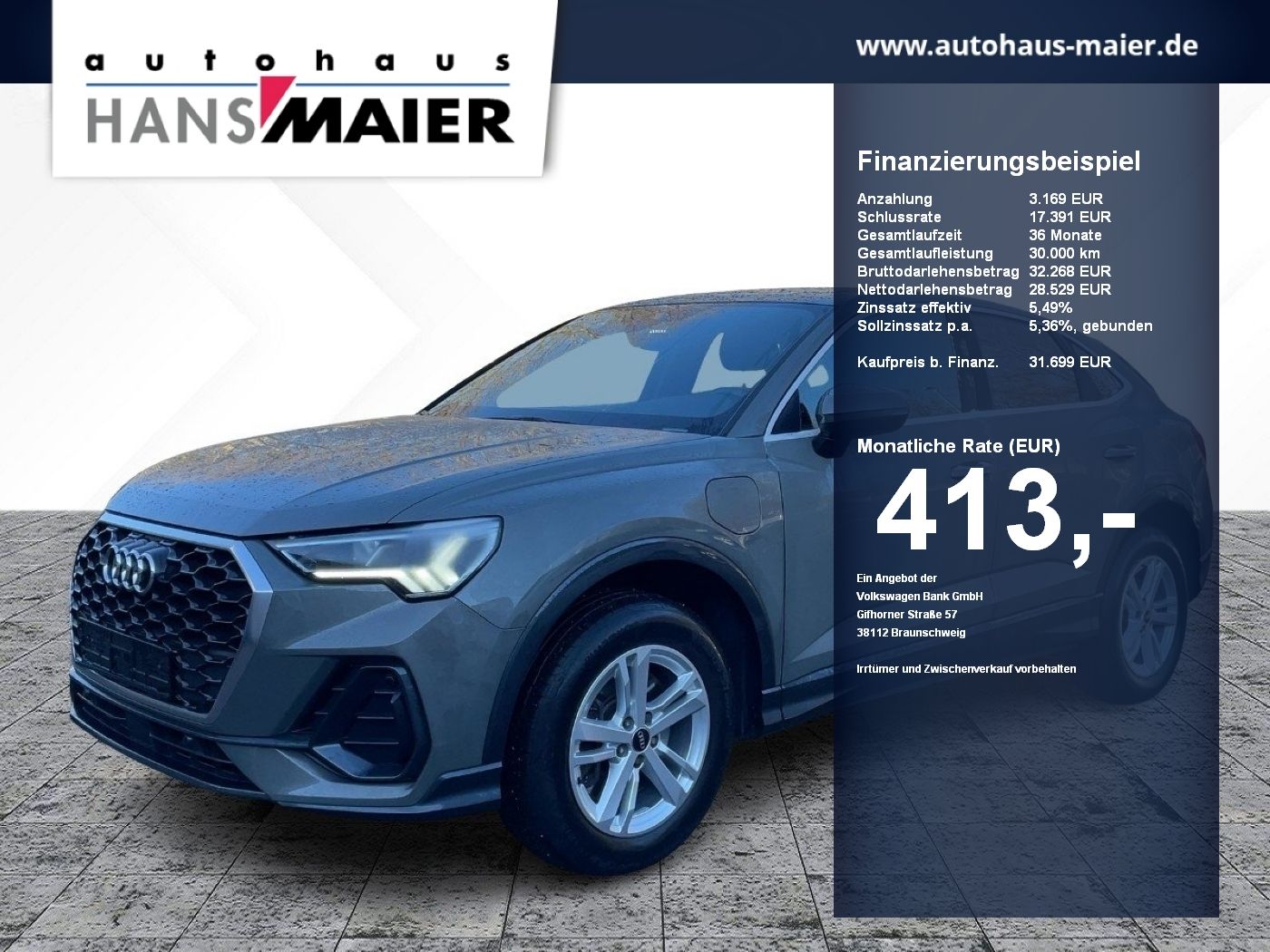 Audi Q3 Sportback TFSI e S Line S tronic Navi LED foto 1