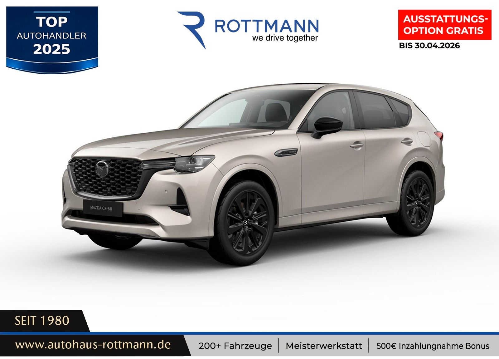 Mazda CX-60 Plug-In PHEV 327ps Aut. AWD Homura Plus