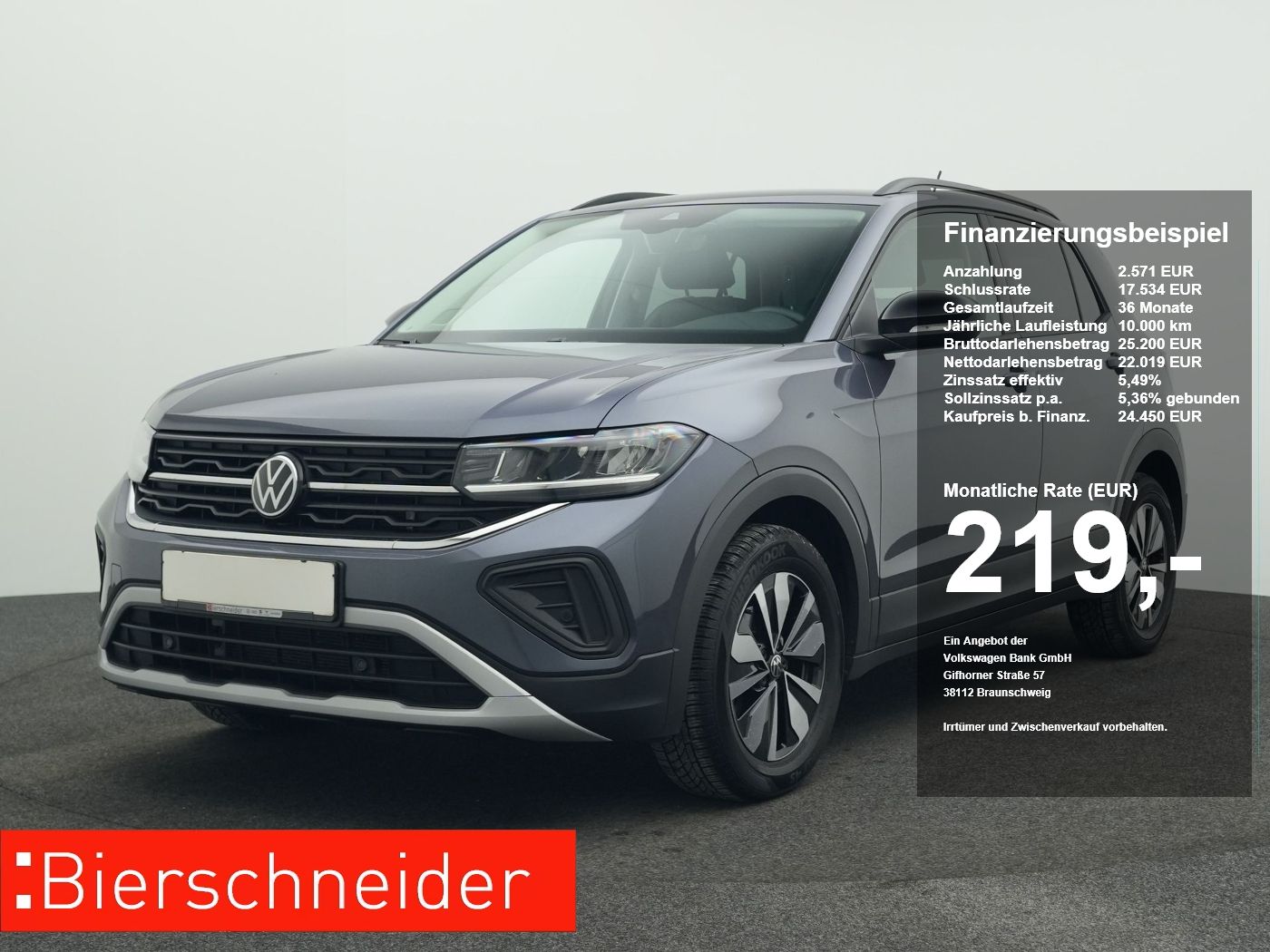 Volkswagen T-Cross 1.0 TSI Goal LED NAVI AHK KAMERA ACC SHZ