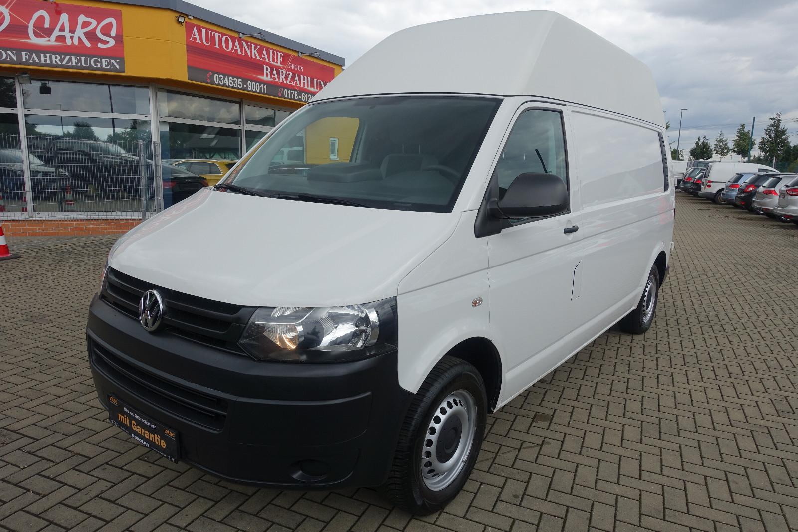 Volkswagen T5 Transporter Kasten-Hochdach lang*Klima*1.Hand