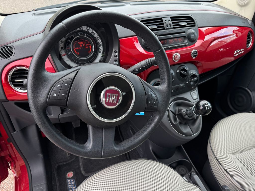 Fiat 500 Lounge, Panorama,Klima,1.Hand