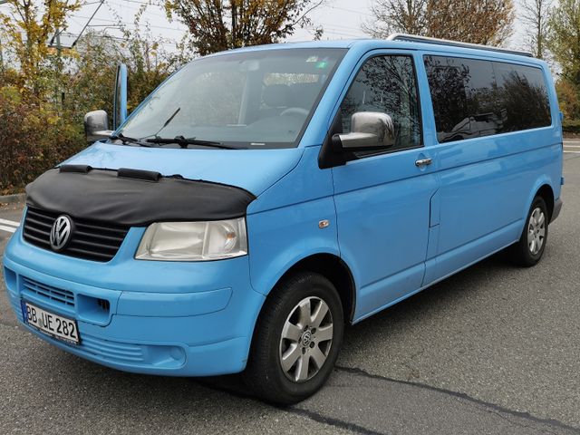 Volkswagen VW T5 2,5l Turbodiesel AXE Dänischblau Langvers.