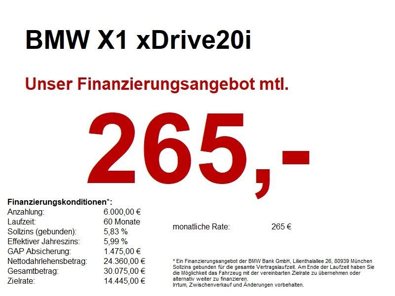BMW X1 xDrive20i Sport Line Navi.LED.DAB.HiFi.RüKam