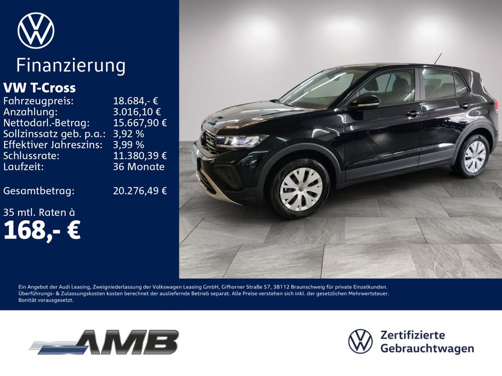 T-Cross 1.0 TSI LED/digi.C/Sitzhzg/bis08.2030Gar