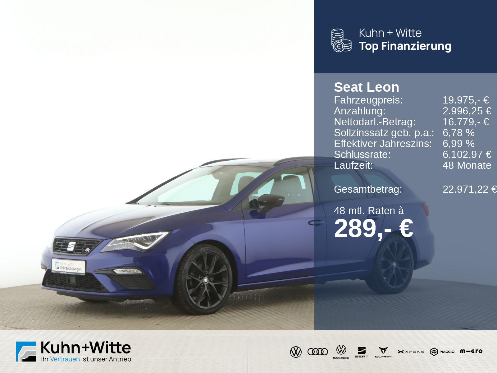 Seat Leon Sportstourer 1.5 TSI FR Pano+LED+PDC+SHZ+Na